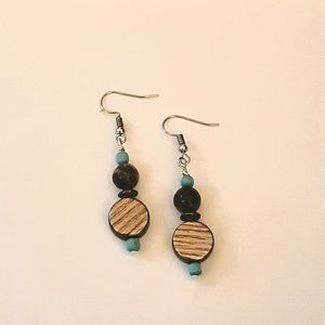 Misty Bronze Dangle Earrings